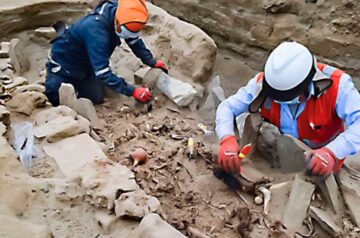 Hallan restos de mausoleos semisubterráneos prehispánicos en Chilca